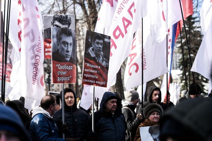 Марш памяти Бориса Немцова в Москве