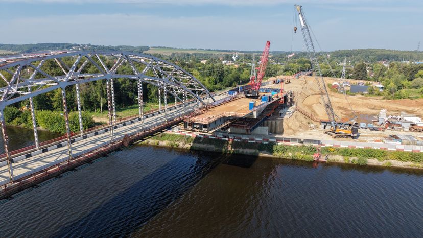 Возведение нового Рогачевского моста в Дмитрове
