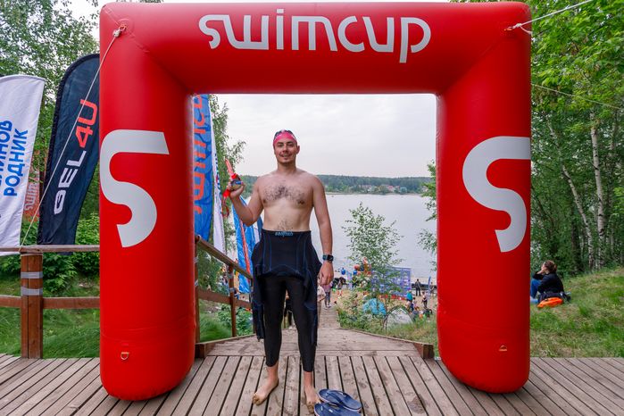 Заплыв на открытой воде Swimcup на Кореневском карьере в Люберцах