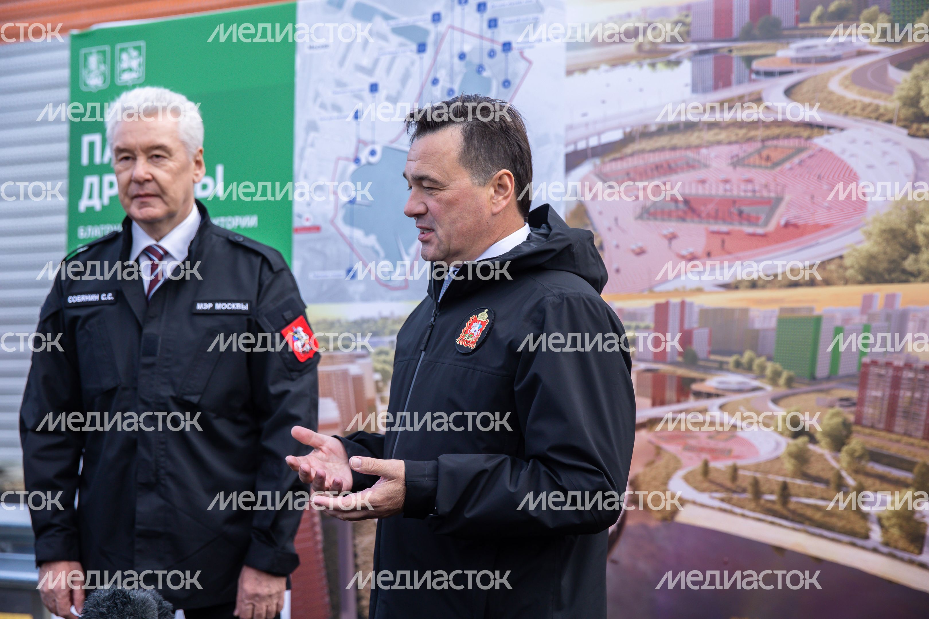 Посещение Парка Дружбы в Люберцах Губернатором Подмосковья и Мэром Москвы Посещение Парка Дружбы в Люберцах Губернатором Подмосковья и Мэром Москвы