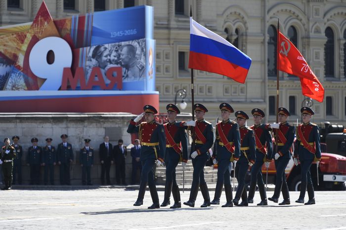 Парад Победы на Красной площади в Москве