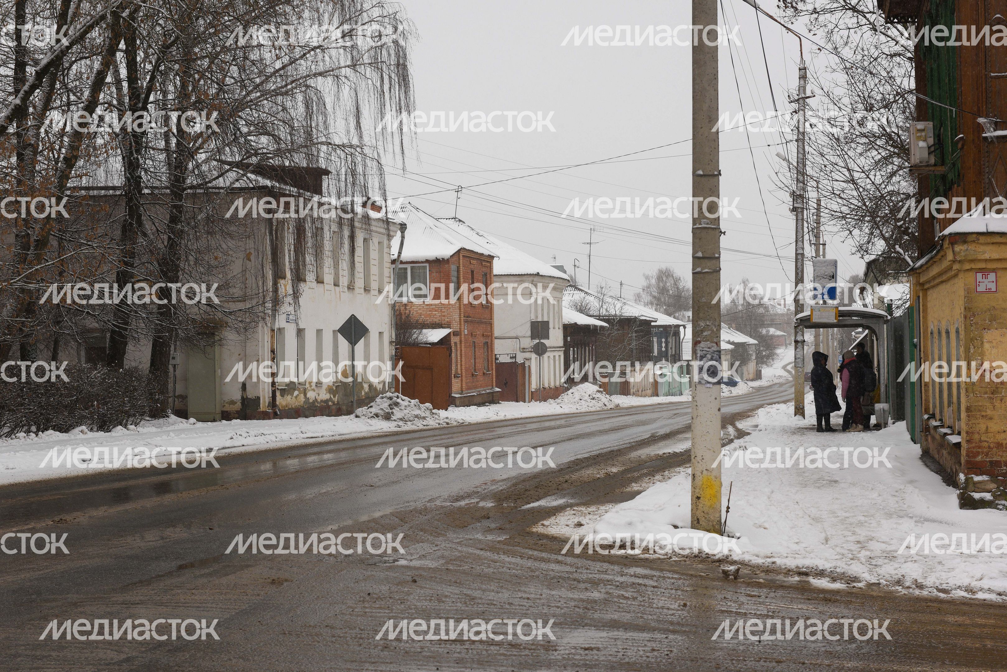 Виды города Серпухов зимой