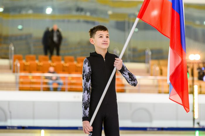 Церемония открытия чемпионата России по конькобежному спорту в Коломне