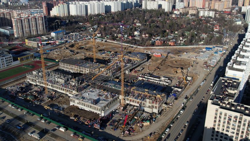 Строительство Балашихинской областной больницы