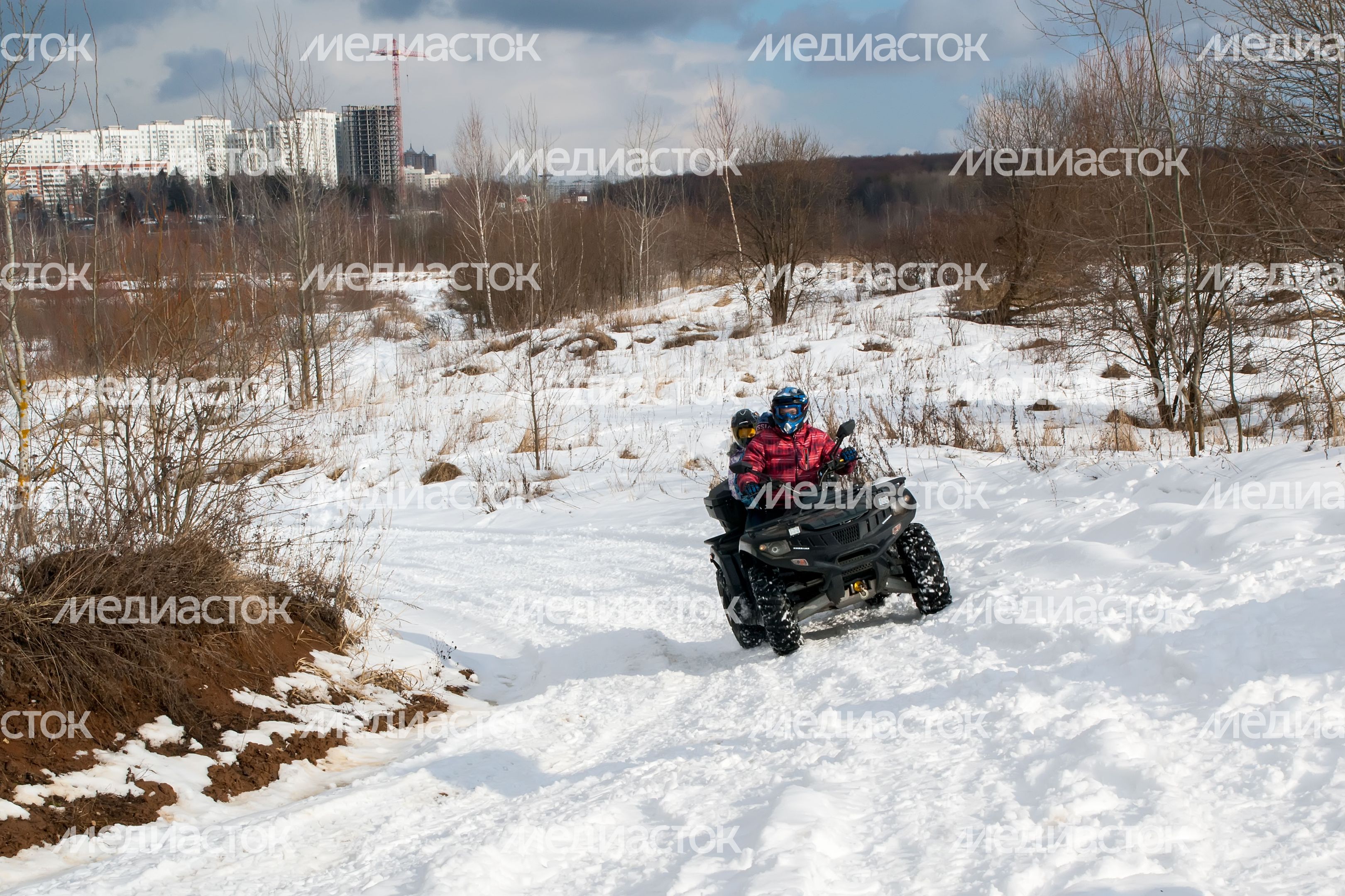Открытый чемпионат Московской области по квадробиатлону в Подольске