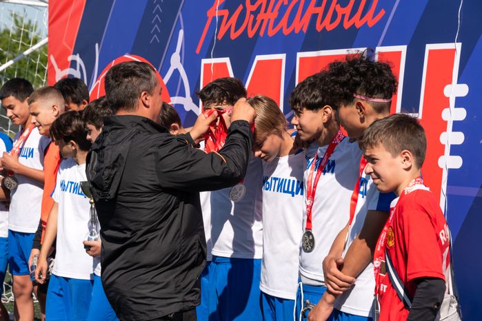 Финал регионального турнира по футболу "Кожаный мяч" в Подольске