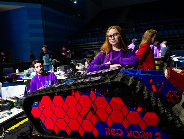 Финал международного чемпионата «Битва роботов» в Мытищах