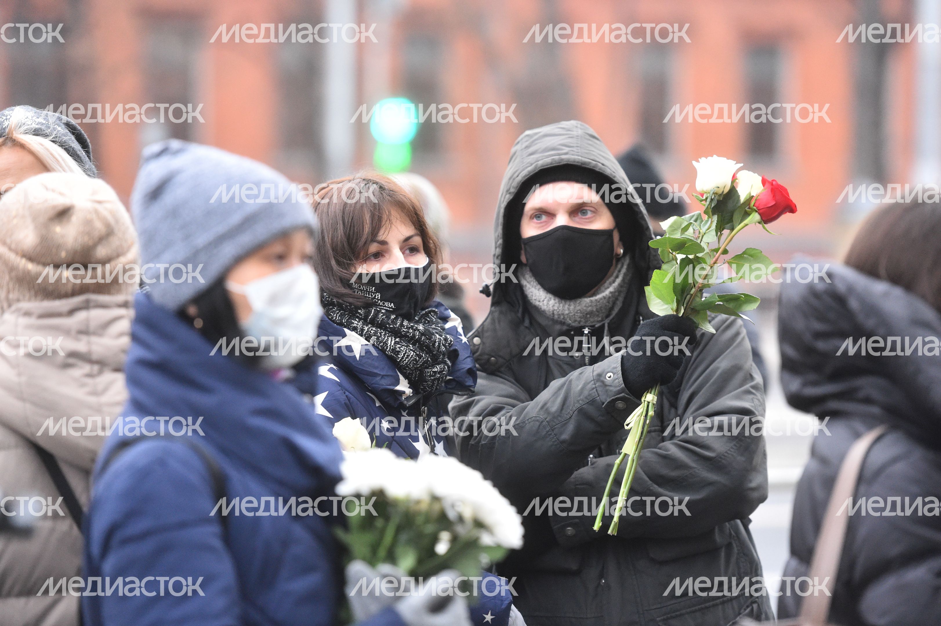 Прощание с режиссером Романом Виктюком в Москве