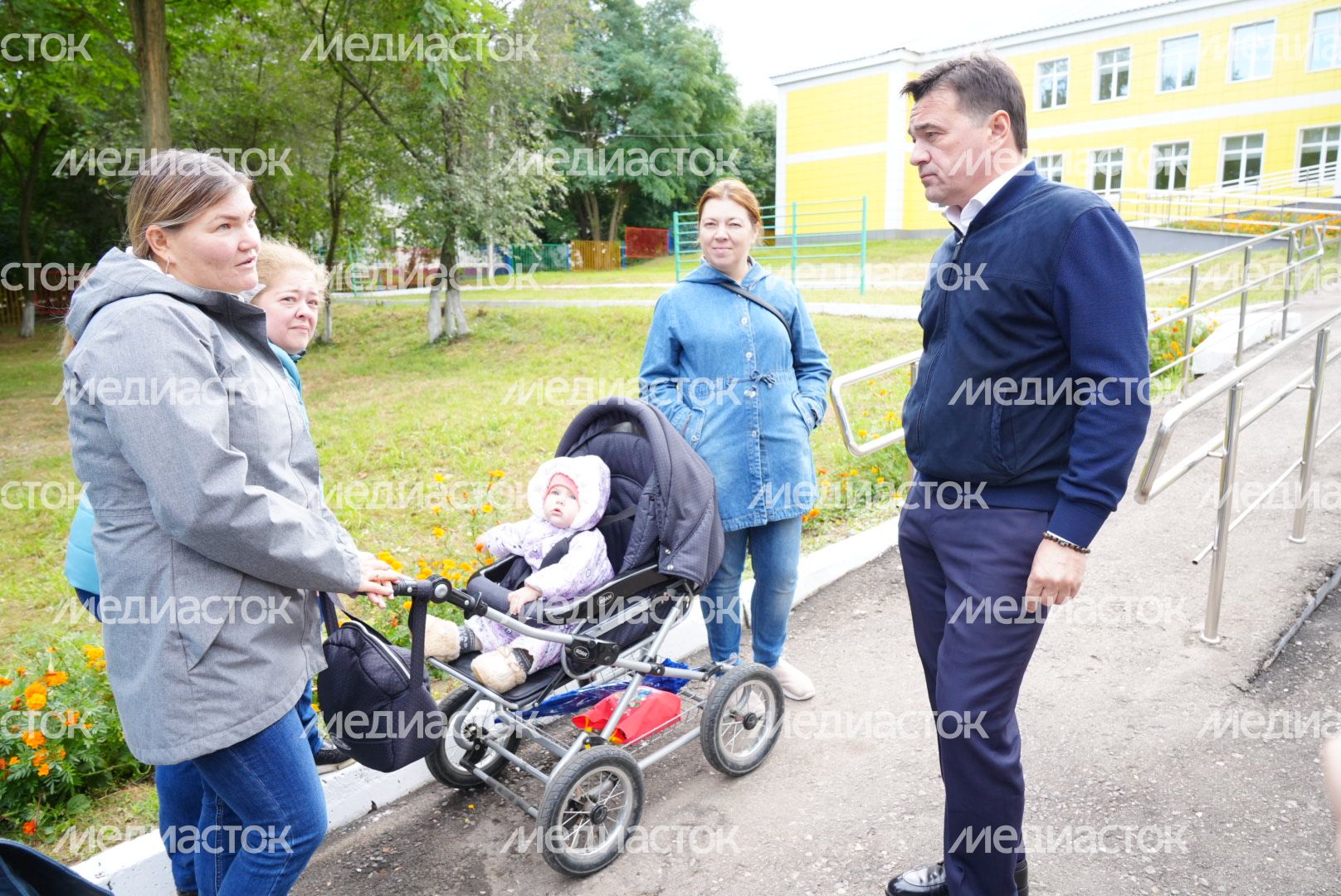 Проверка работы школы №3 в Кашире Губернатором Подмосковья