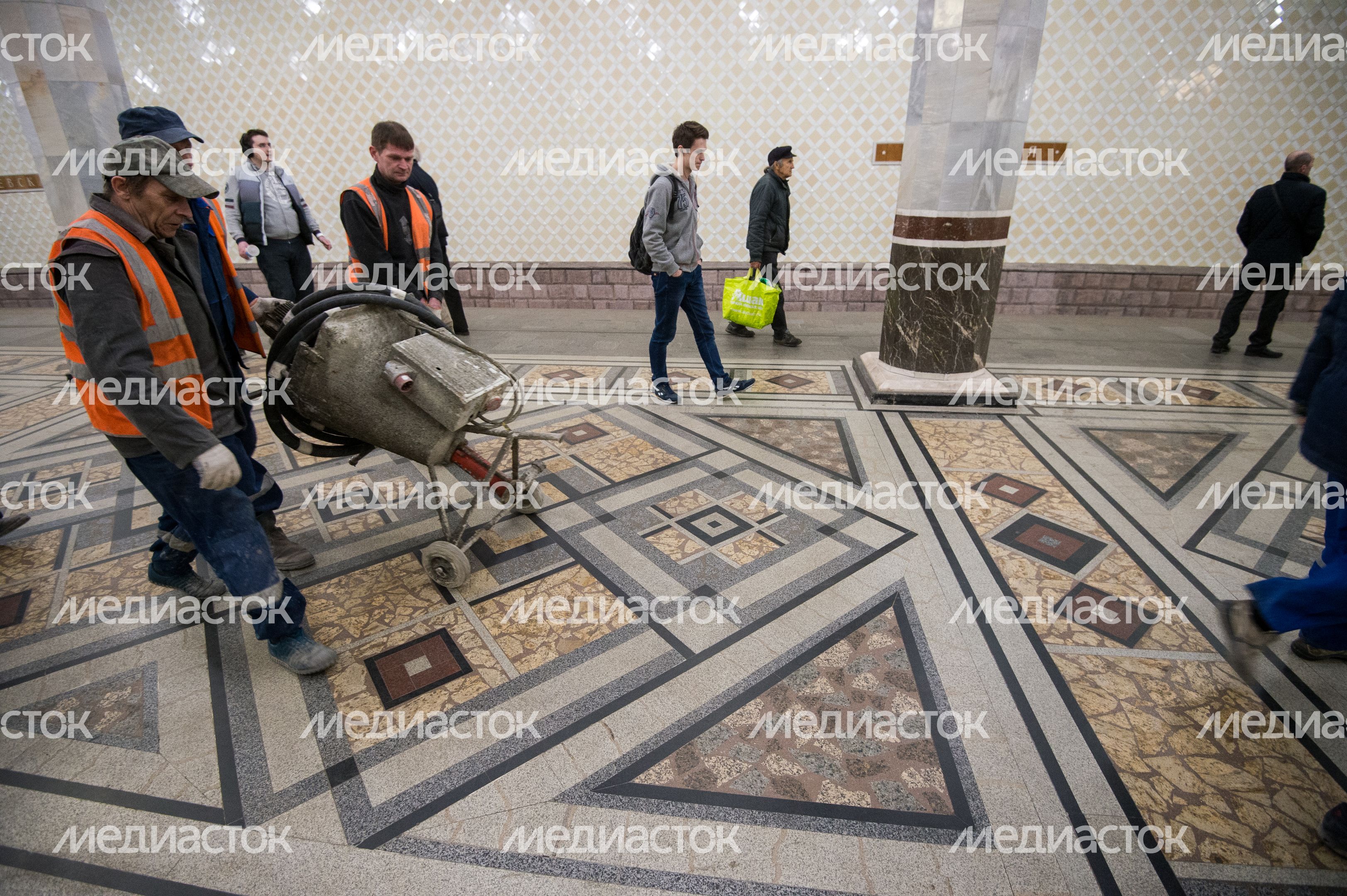 Реставрация станции метро «Киевская» в Москве