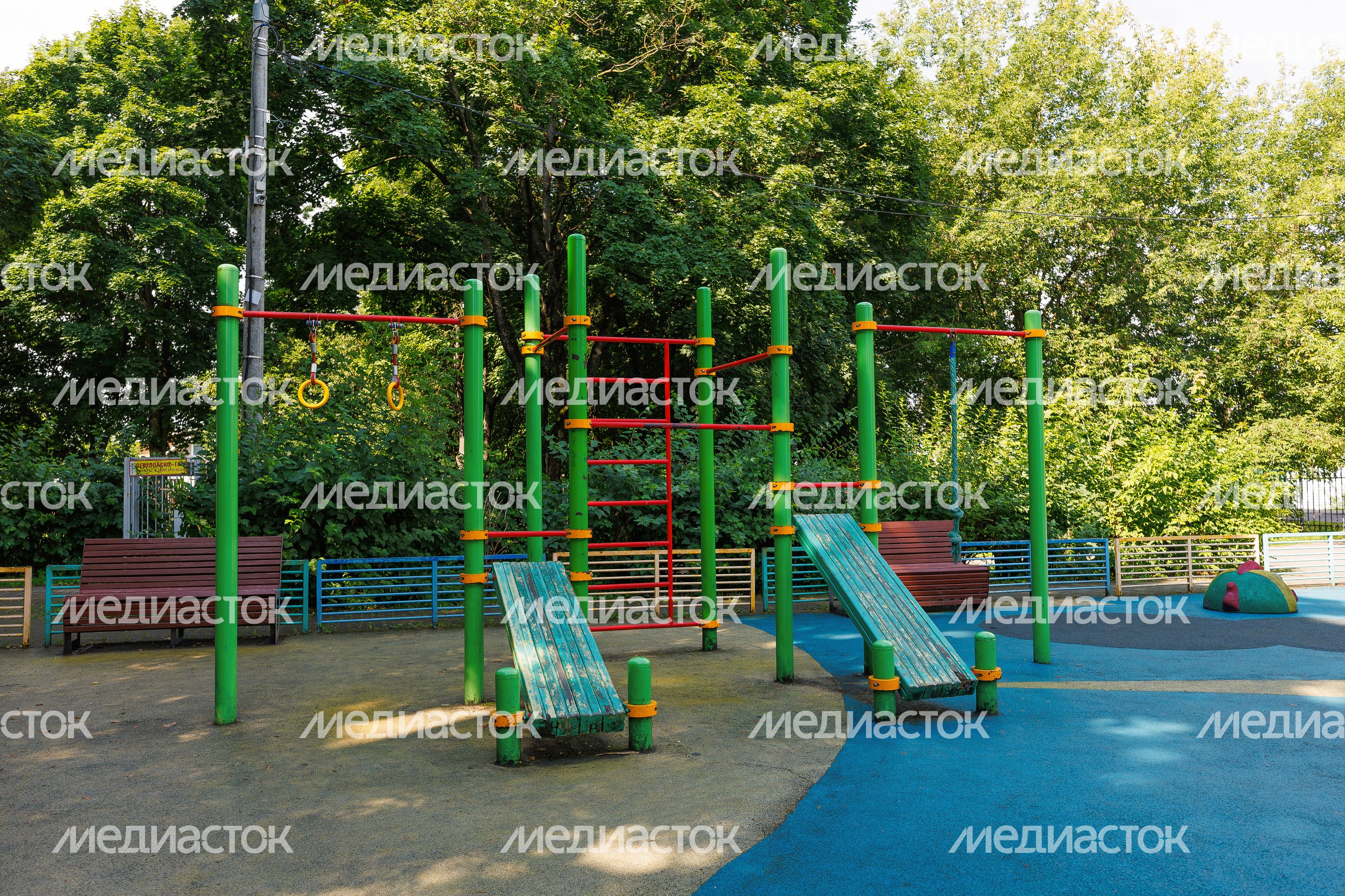 Детская площадка в городе Электроугли Богородского округа Детская площадка в городе Электроугли Богородского округа