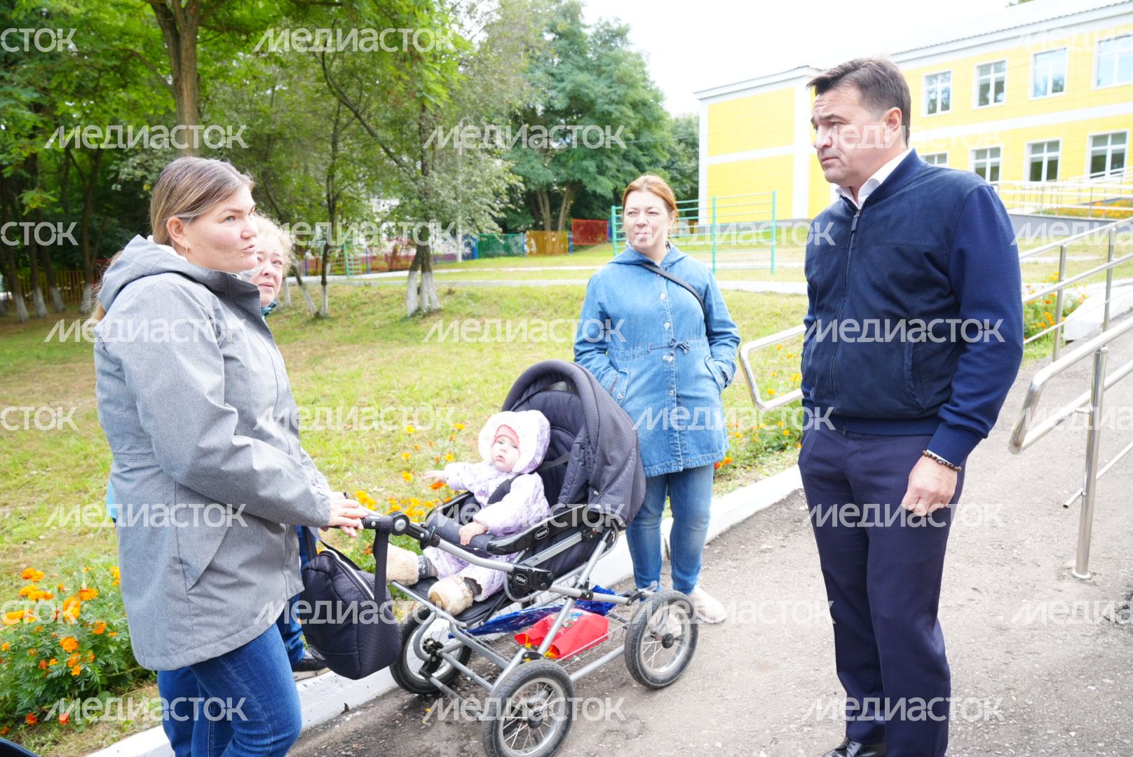Проверка работы школы №3 в Кашире Губернатором Подмосковья