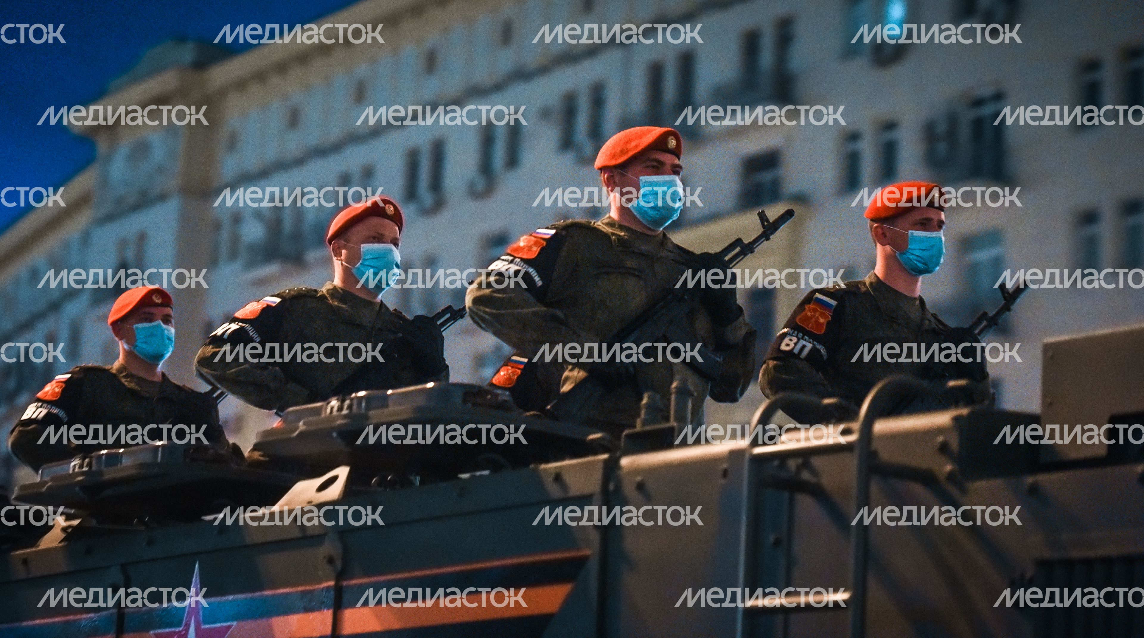 Вторая репетиция парада Победы в Москве