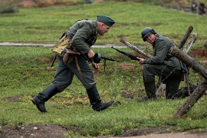 Военно-историческая реконструкция «Первый день войны» у Главного храма ВС РФ в День памяти и скорби