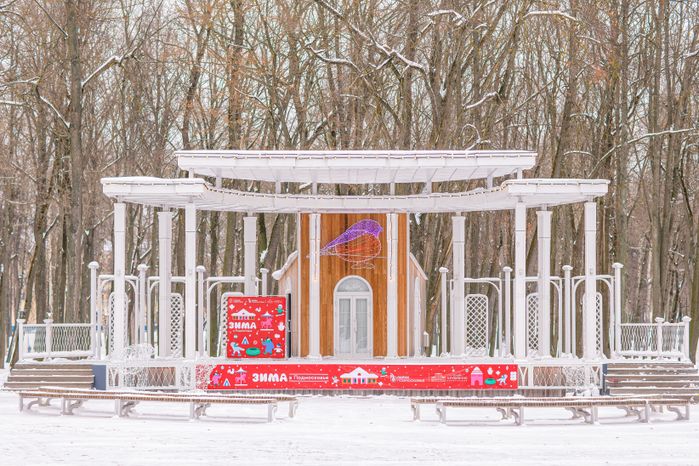 Воскресенск. Усадьба Кривякино. Зима