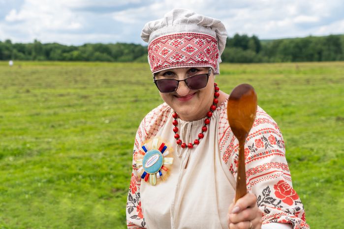 Гастрономический фестиваль «Каша из топора на полях Бородина» на Бородинском поле Можайского округа