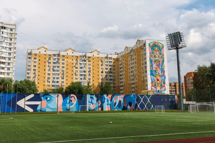 Муралы в Железнодорожном, Балашиха