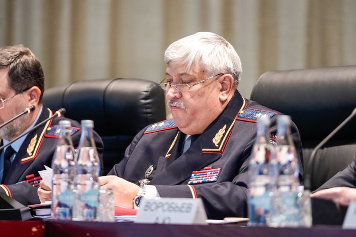 Виктор Пауков на заседании коллегии Главного управления МВД России по Московской области