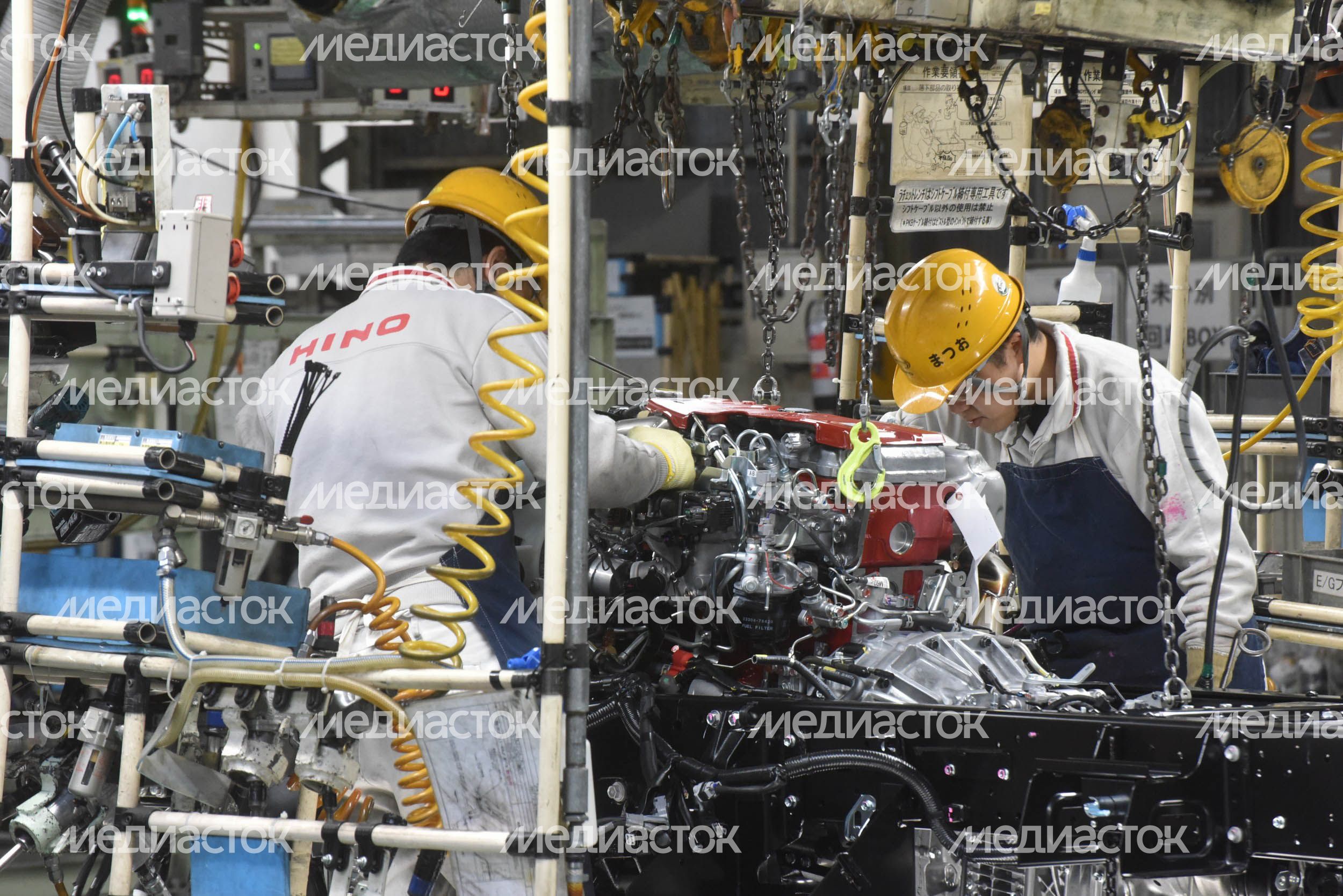 Рабочий визит губернатора Подмосковья на завод компании Hino Hamura plant в Токио