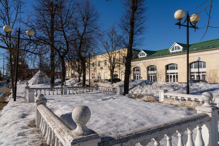 Можайск. Ленинский сквер