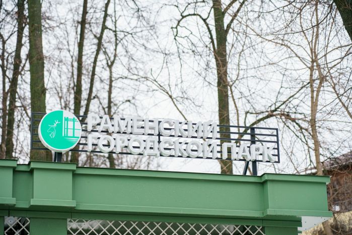 Раменский городской парк культуры и отдыха зимой