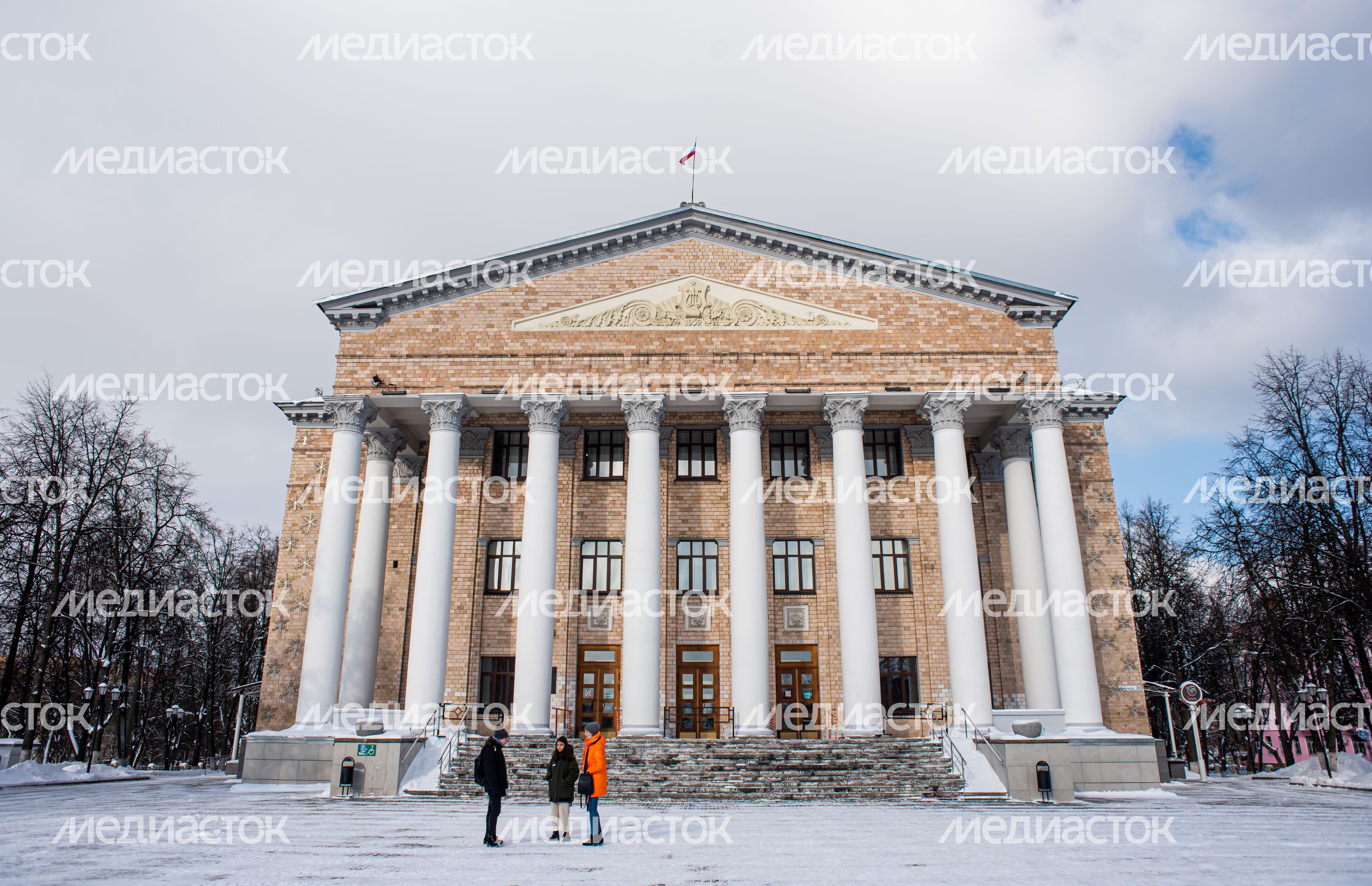 Зимние виды города Жуковский