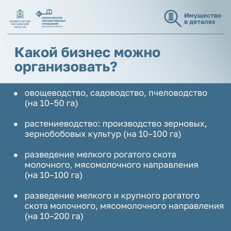 Имущество в деталях. Подмосковные 10га