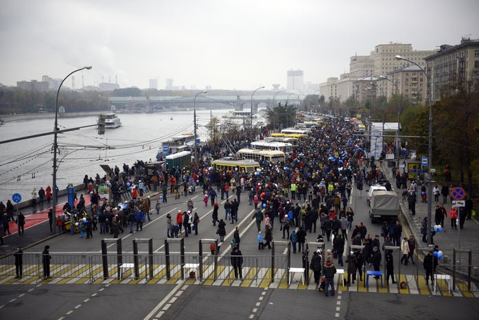 Праздник московского троллейбуса в Москве