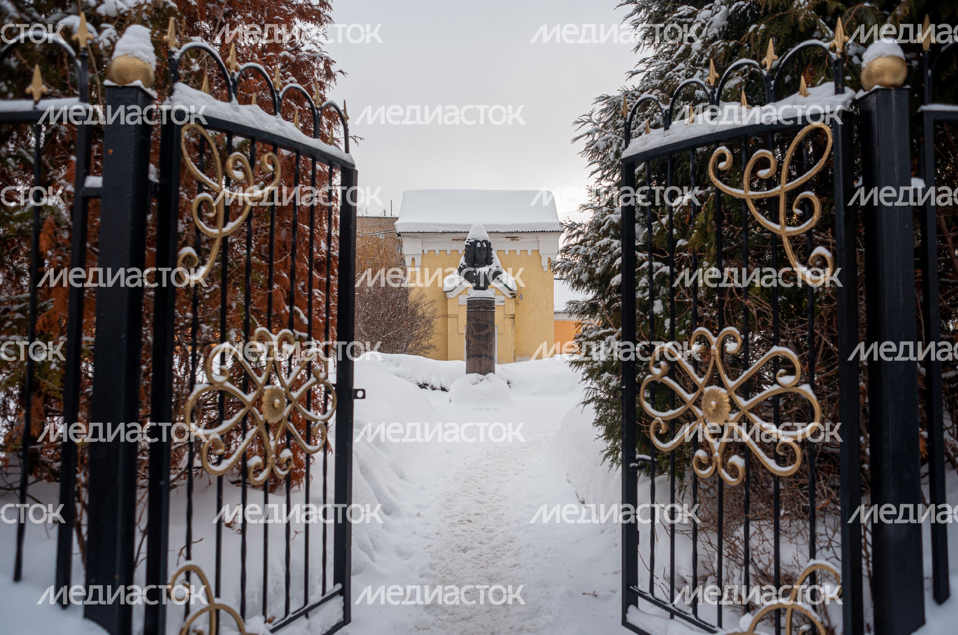 Зимние виды города Солнечногорск