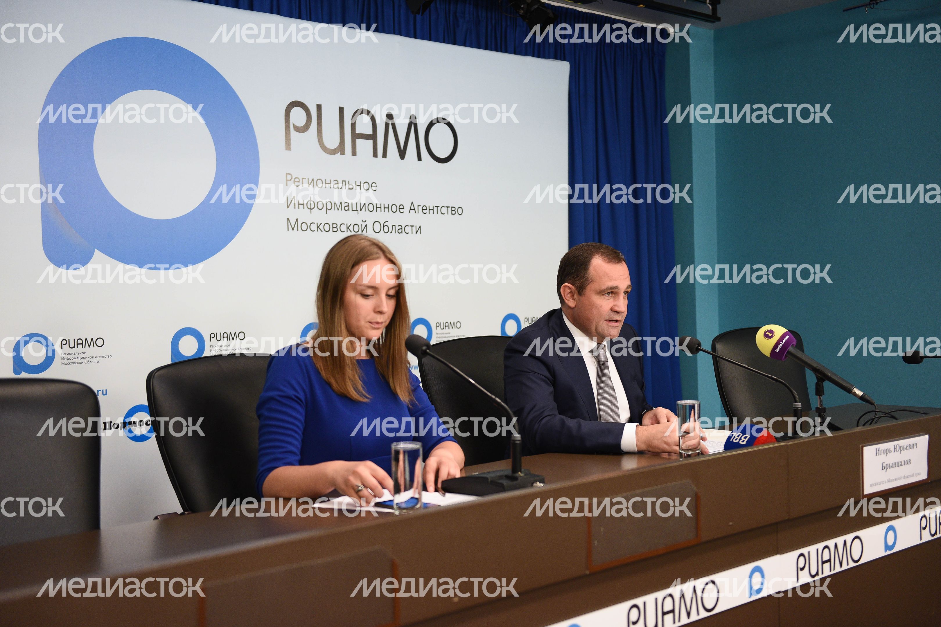 Пресс-конференция председателя Московской областной думы Игоря Брынцалова