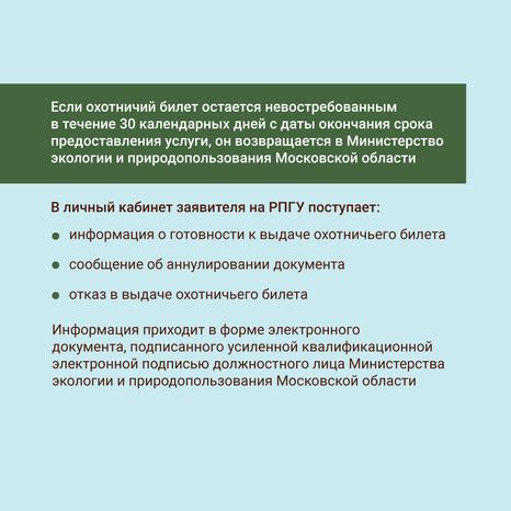 Охотничий билет