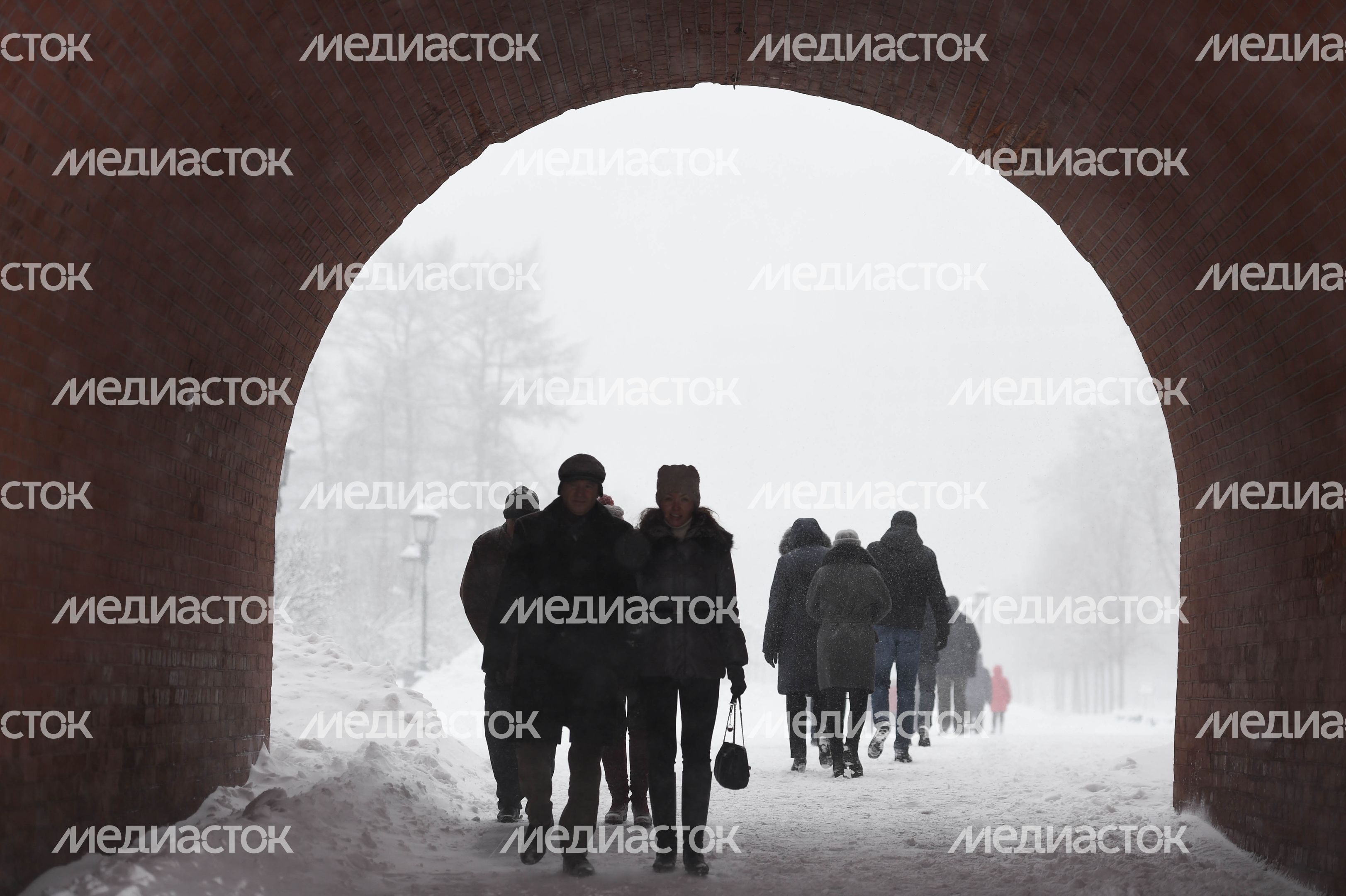 Рекордный снегопад в Москве и Подмосковье