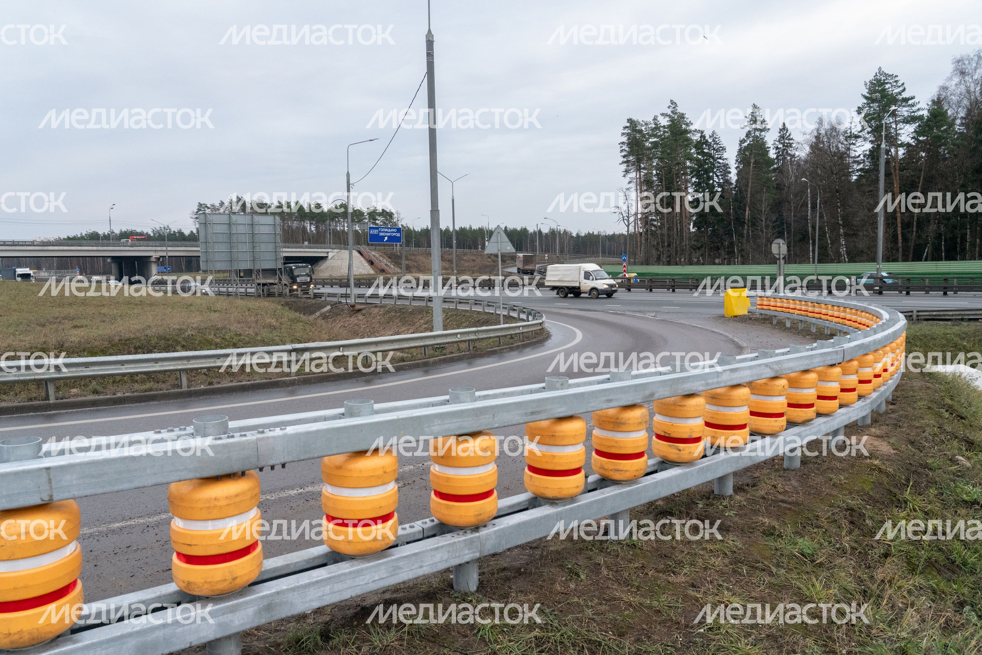 Инновационные барьерные ограждения на ЦКАДе Инновационные барьерные ограждения на ЦКАДе