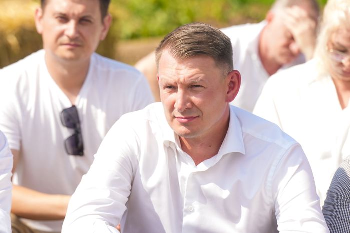 Александр Двойных на агропромышленной выставке "День поля Московской области"