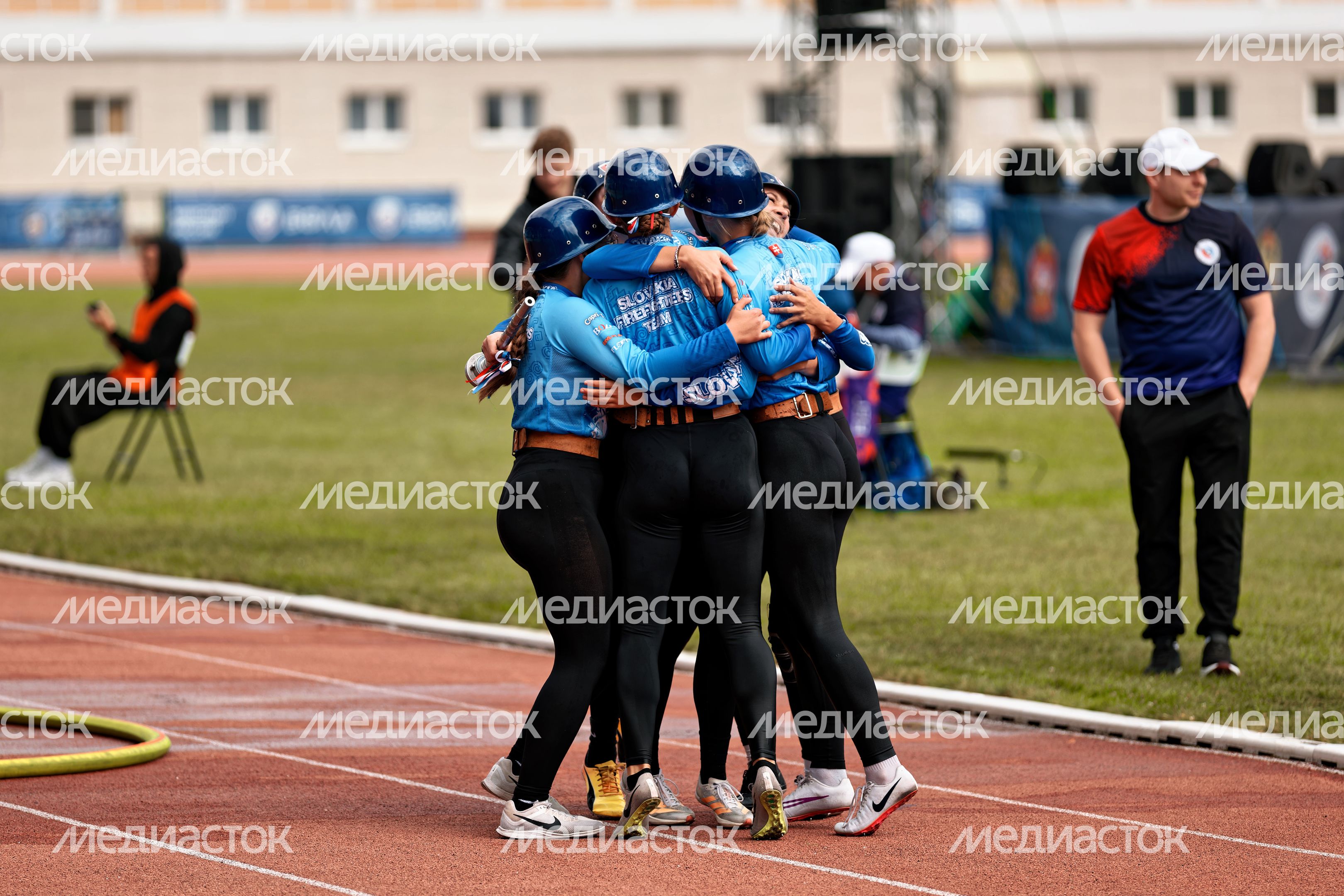 Женская сборная Словакии завоевала серебро в боевом развертывании на XI Чемпионате мира по пожарно-спасательному спорту