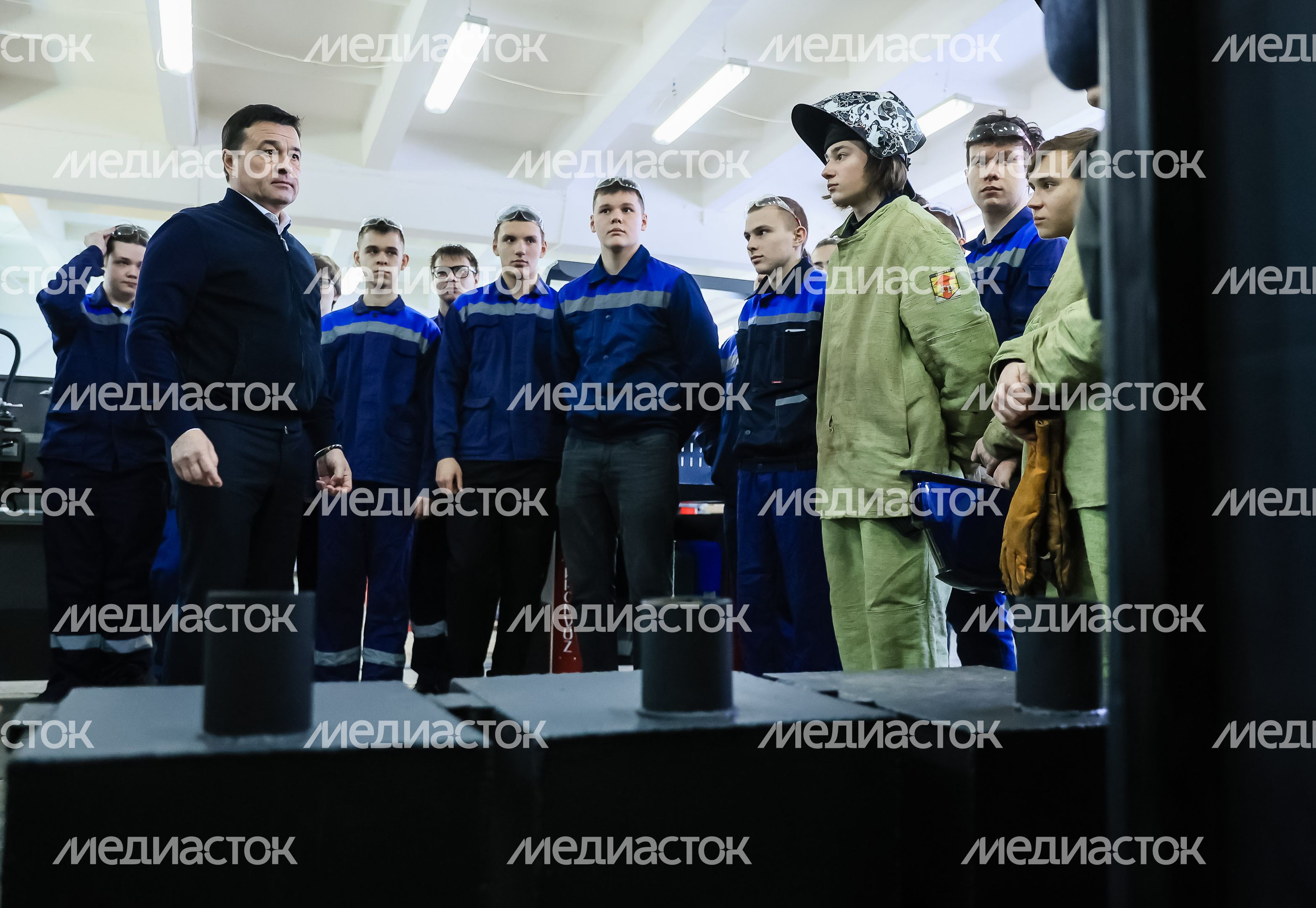 Посещение Губернатором Павлово-Посадского Техникума