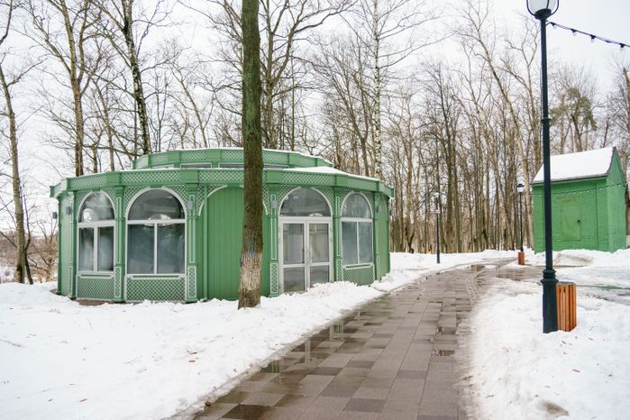 Раменский городской парк культуры и отдыха зимой