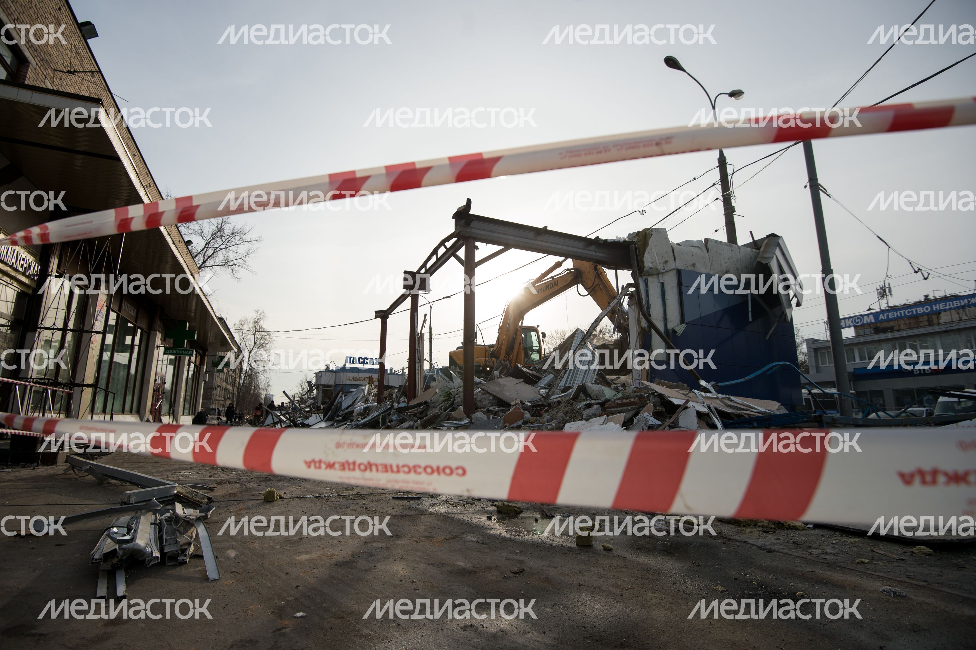 Снос самостроя у станции метро Щелковская в Москве