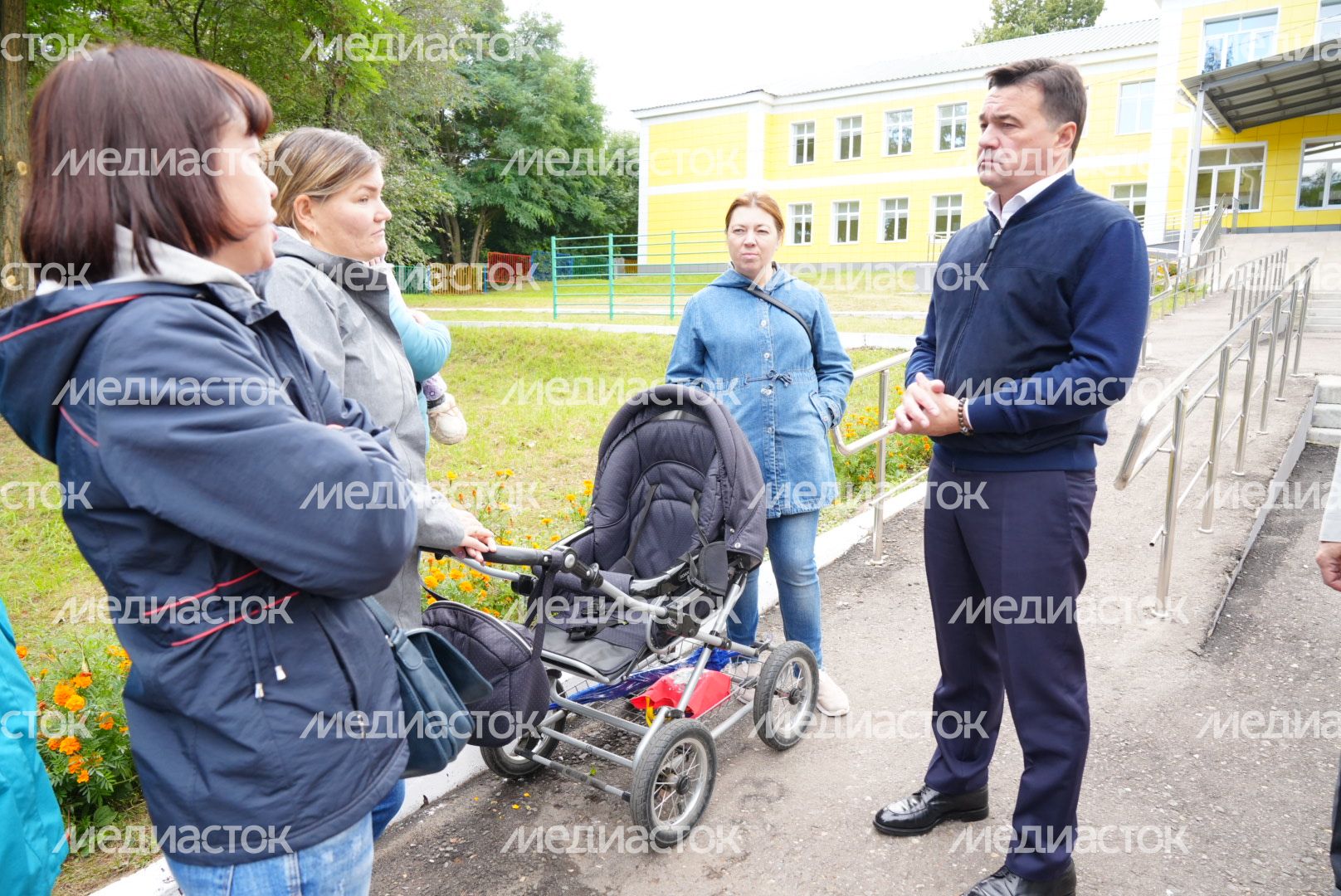 Проверка работы школы №3 в Кашире Губернатором Подмосковья