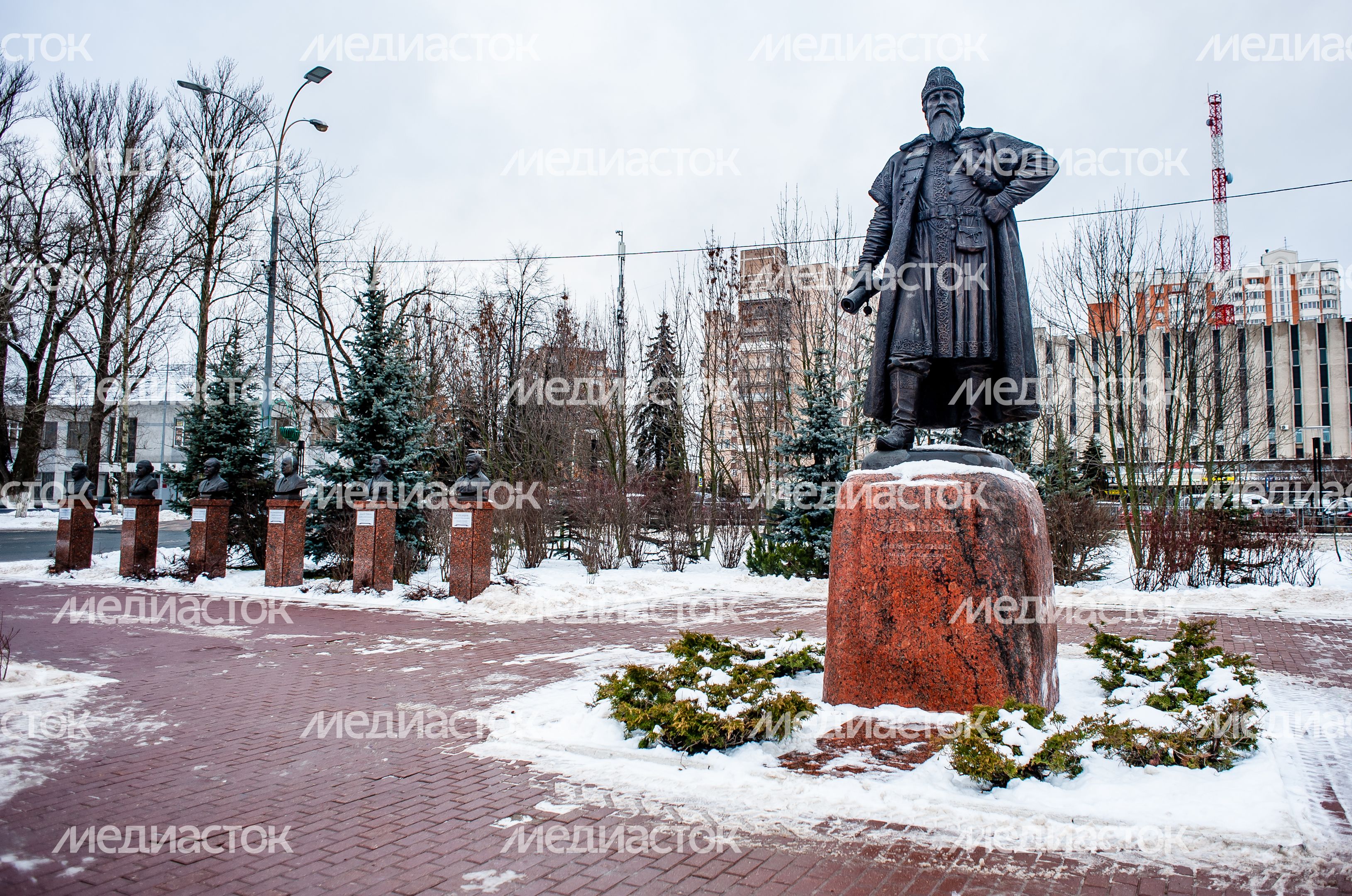 Зимние виды города Одинцово