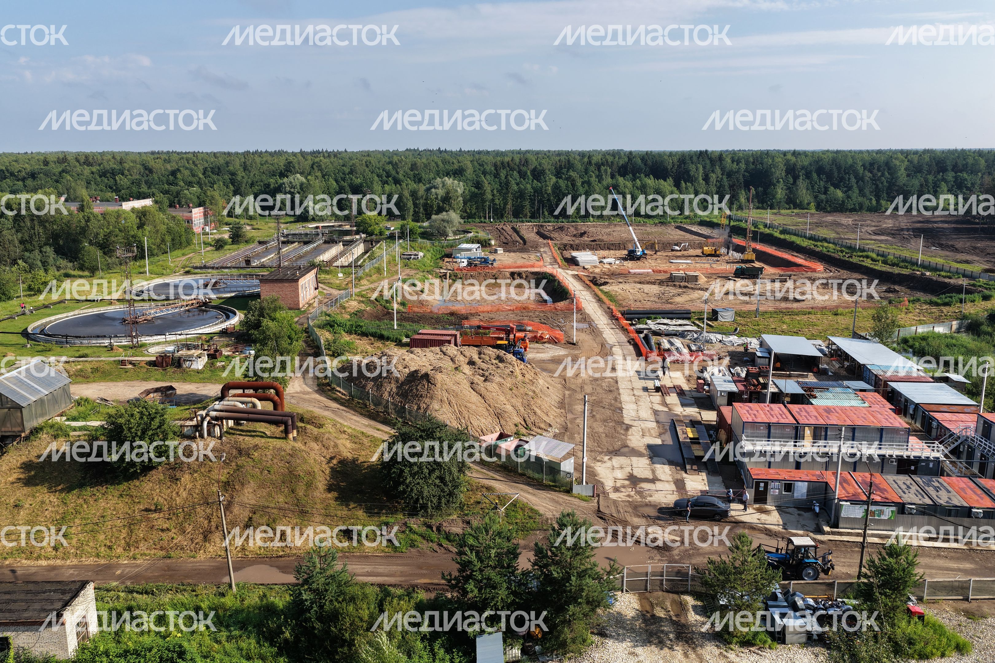 Очистные сооружения в Дубне Очистные сооружения в Дубне