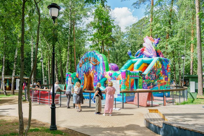 Раменский городской парк культуры и отдыха летом