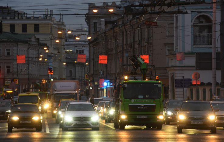 Автомобильное движение в Москве