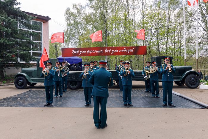 Военно-историческая реконструкция "Успех в единстве поколений" в Химках