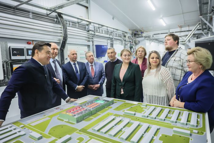 Открытие селекционно-племенного комплекса в Сергиево-Посадском округе с участием Губернатора Подмосковья