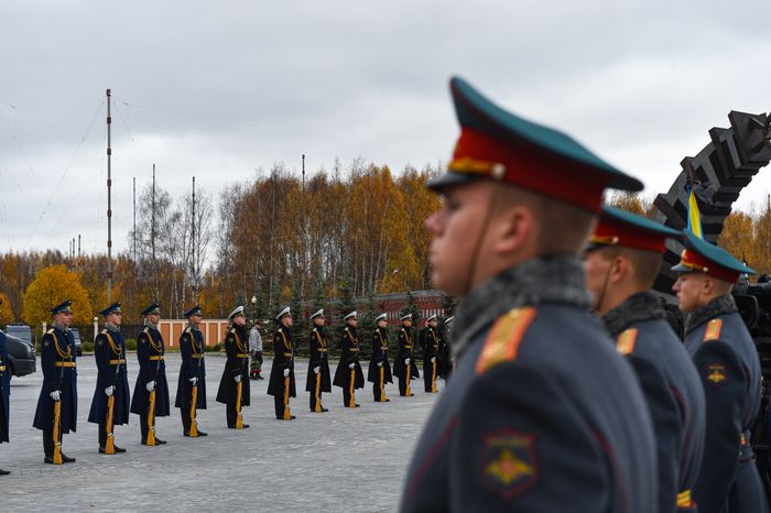 Церемония прощания с космонавтом Алексеем Леоновым в Подмосковье