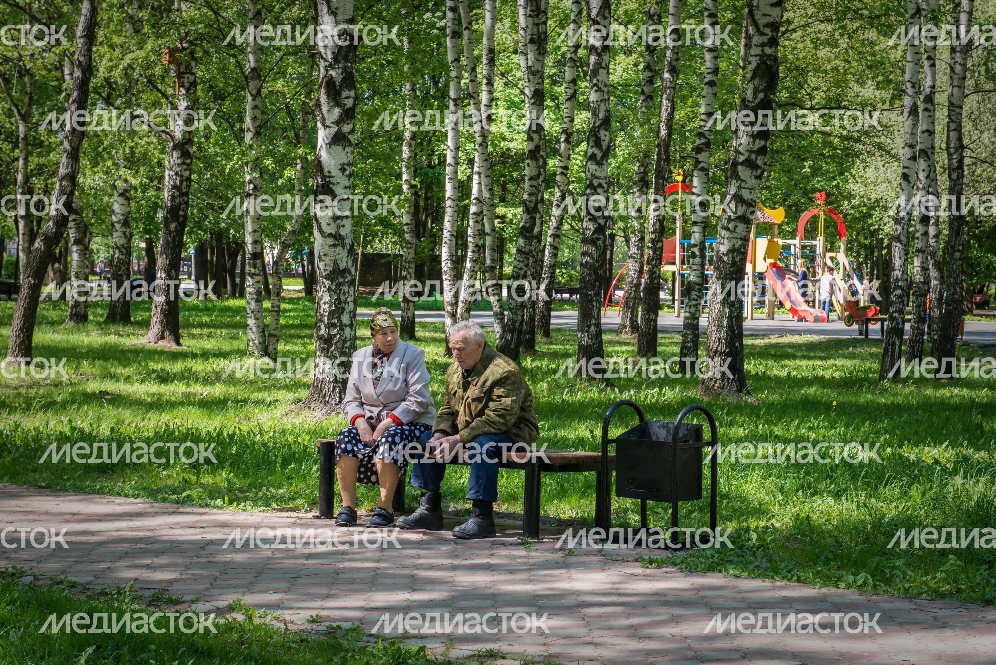 Городской парк в Долгопрудном