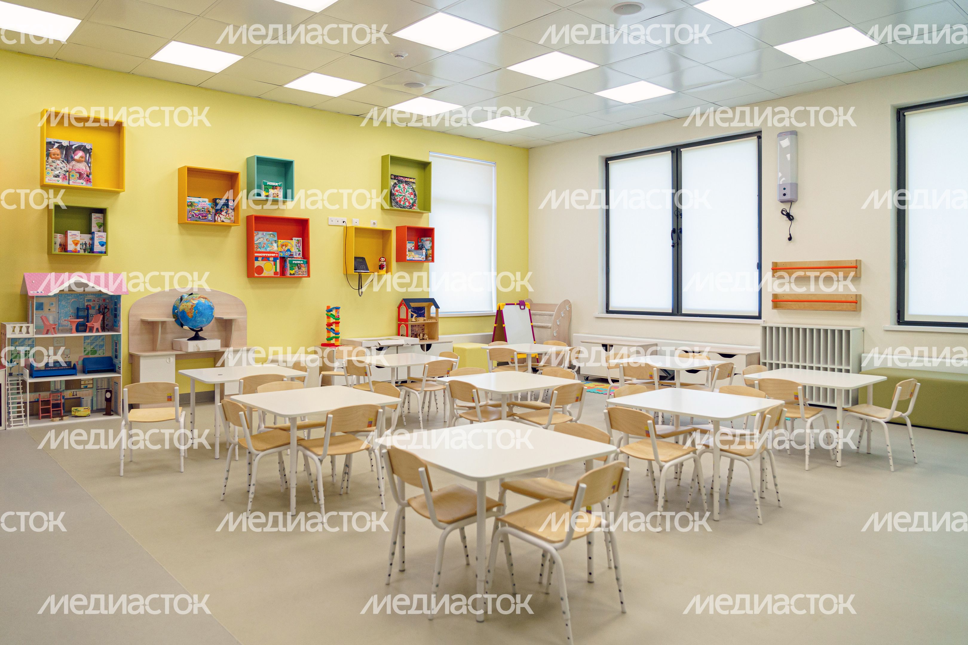 Детский сад "Ромашка" в Мытищах готовится принять 250 детей Детский сад "Ромашка" в Мытищах готовится принять 250 детей