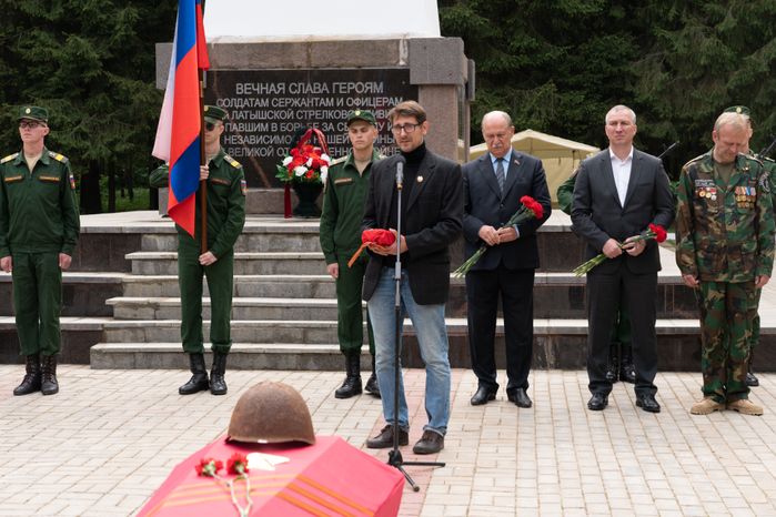 Мемориал латышской дивизии. Перезахоронение бойцов ВОВ