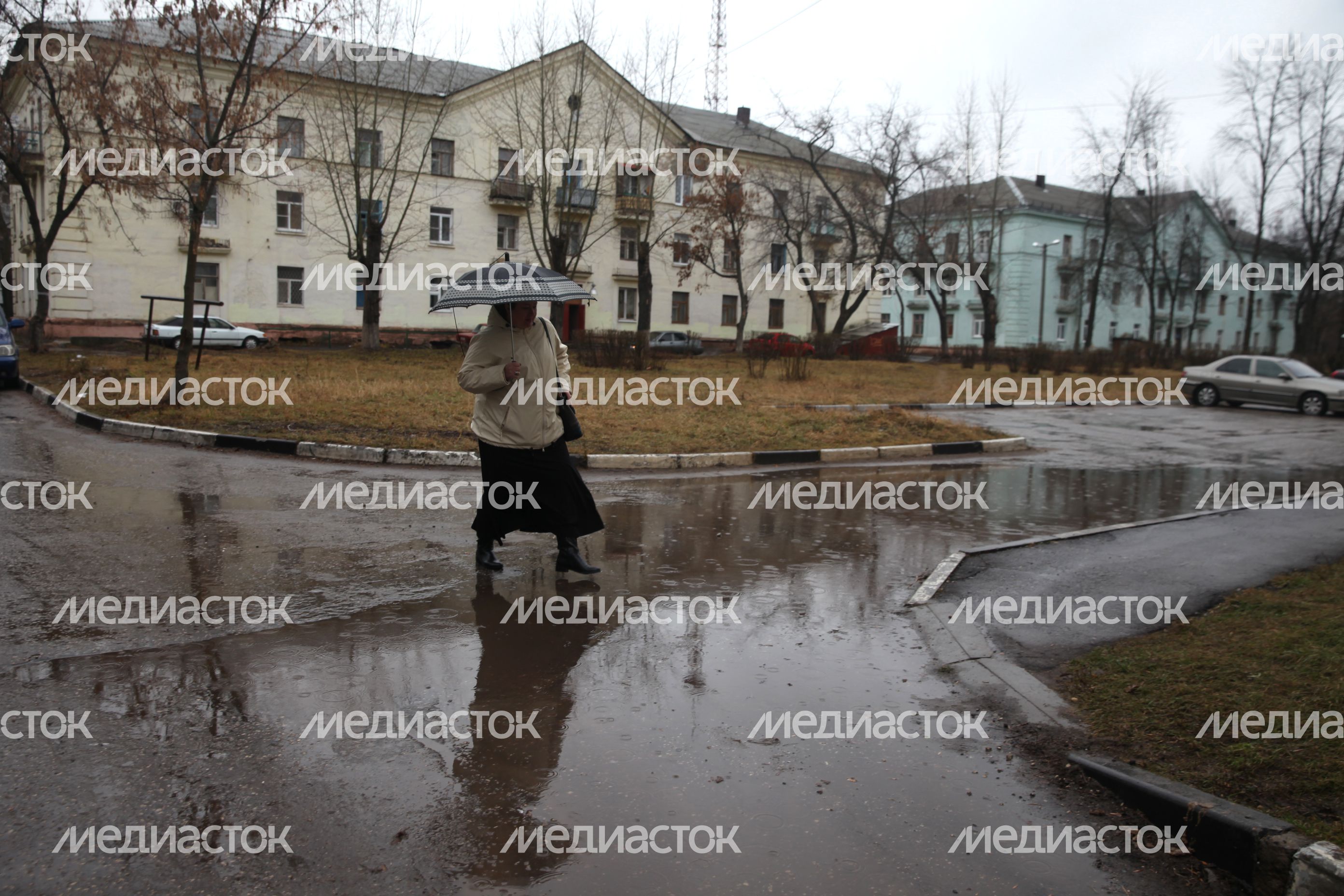 Дождь в Луховицах